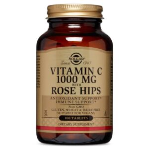 Vitamina C 1000 mg con Rose Hips Solgar® – 100 Tabletas